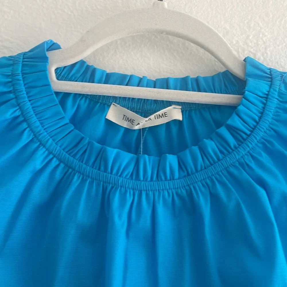 Time After Time Medium Channing Top, Aqua - Picture 5 of 10